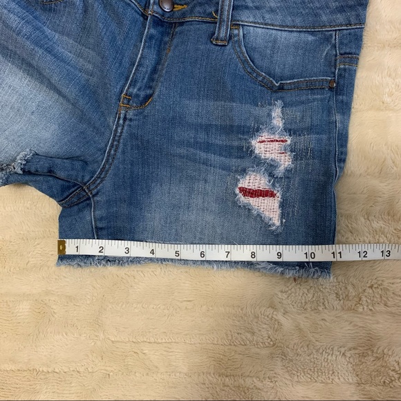 William Rast Distressed Denim Shorts - Picture 12 of 12